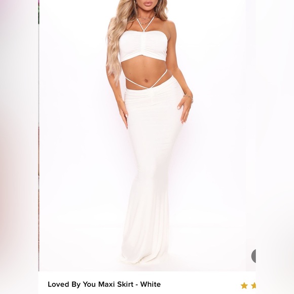 Fashion Nova Loved By You Maxi set - Picture 11 of 12
